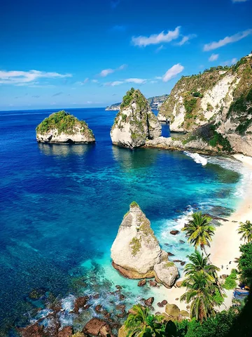 Diamond Beach auf Nusa Penida, Indonesien
